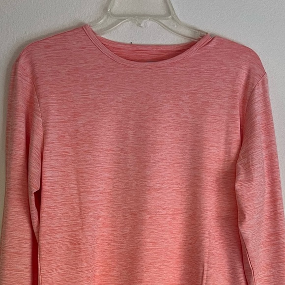 NWOT Reel Life Coral/Orange Women’s Fitted Long Sleeve Active Shirt - Picture 2 of 13